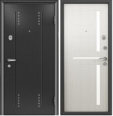 Дверь входная Super Omega 8 RP-3 Черный шелк RS2 Перламутр белый 1